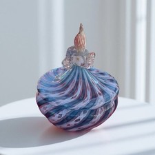 Zanfirico Murano Glass Vase Italy Venini Zanfirico Vase Box