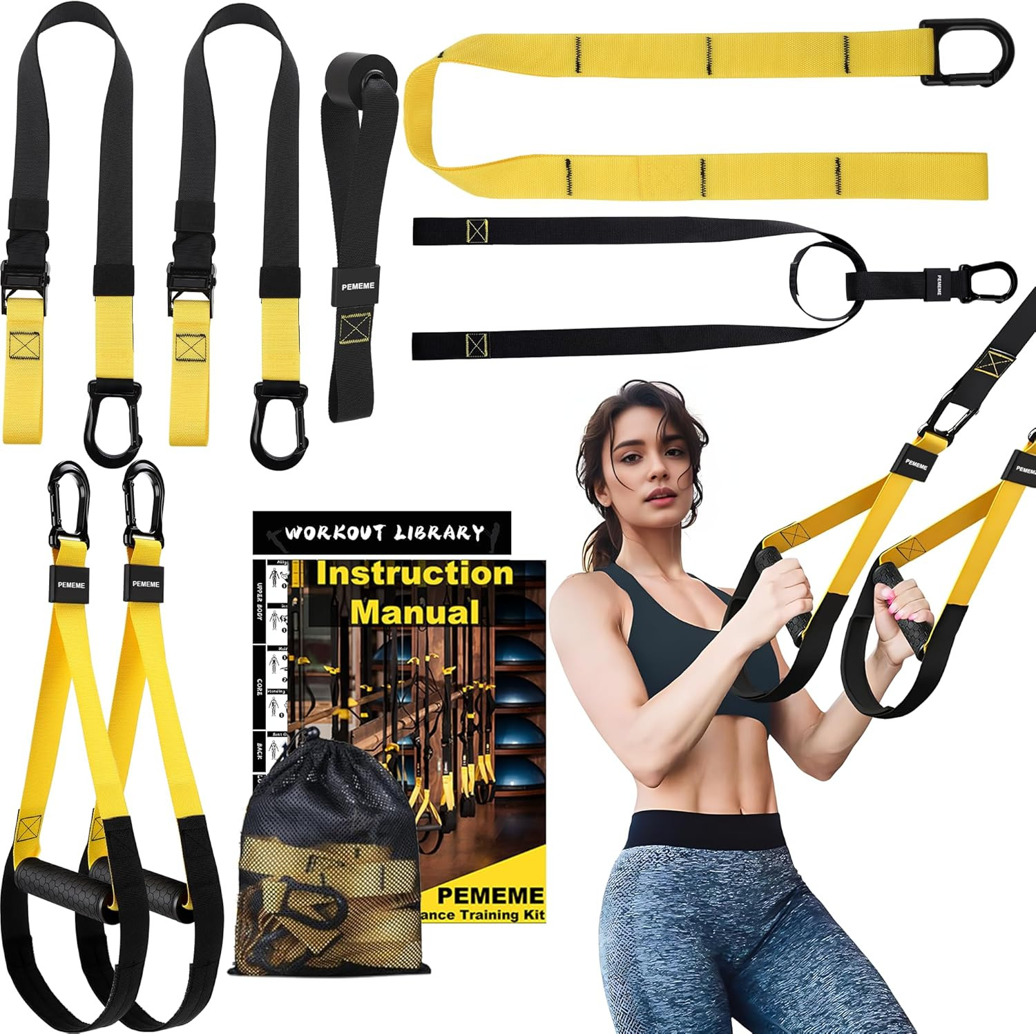Home Resistance Training Kit | Full-Body Workout with Suspen