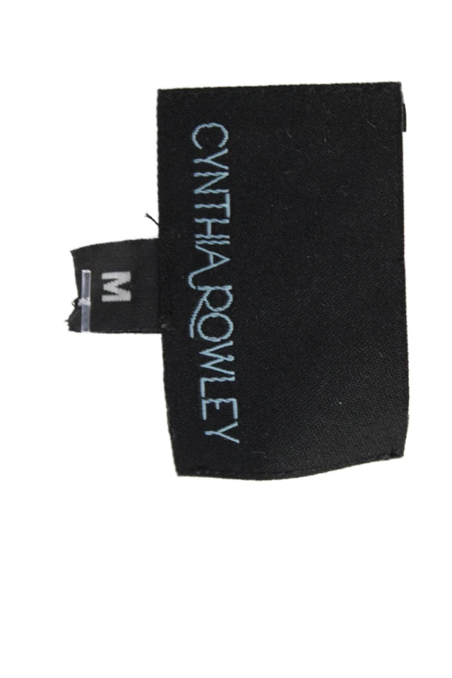 Vestido Cynthia Rowley para mujer sin mangas cuello en V flecos bordado blanco mediano Foto 4 de 4