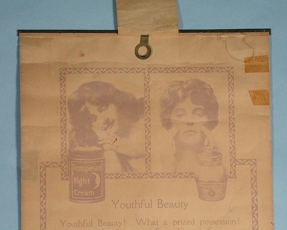 1917 Mary Pickford Art Calendar Pompeian Beauty Products Mail Premium Movie Star