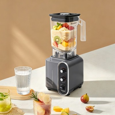 2L/67.63 oz Smoothie Mixer Commercial Blender Electric Smoothie Mixing Machine