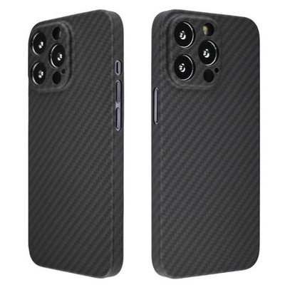 For  iPhone 13 Pro Max 13 Carbon Fiber Aramid Slim Case Hard Cover Genuine