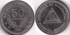 50 Centavos 1997 Nicaragua Coat of Arms