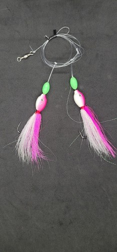 Fishing Teaser Floating Bucktail Terminal Tackle Hi Lo 6 Pack Flies Rig Your Own - Picture 10 of 18