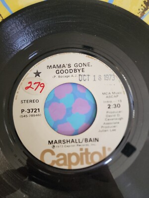 MARSHALL/BAIN Mama's Gone Goodbye/Pussy Cat  POP EXOTICA 1973 45RPM