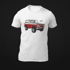 1975 Red Classic Ford Bronco T-shirt