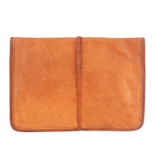 13" Pure Leather Laptop Case With Cord Closer All Laptop Compatible For Adults