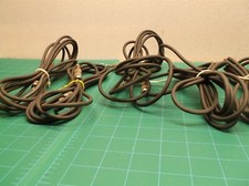 assorted lot of male rca to 1/4 mono 8ft cable 8