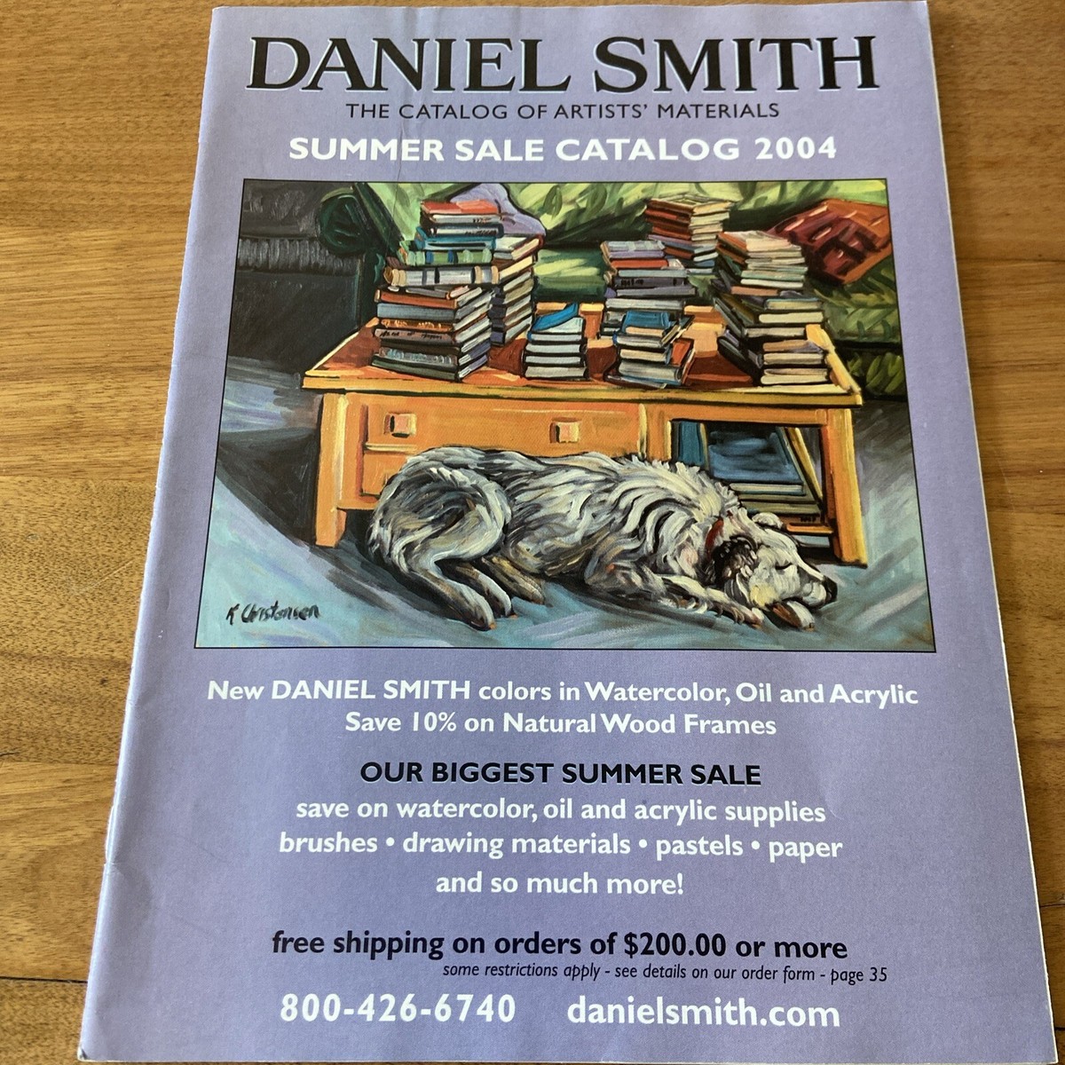Daniel Smith (Artists' Materials) Summer Sale 2004 Catalog | eBay