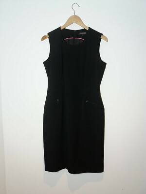 DEBENHAMS COLLECTION DRESS SIZE 12 BLACK SHIFT