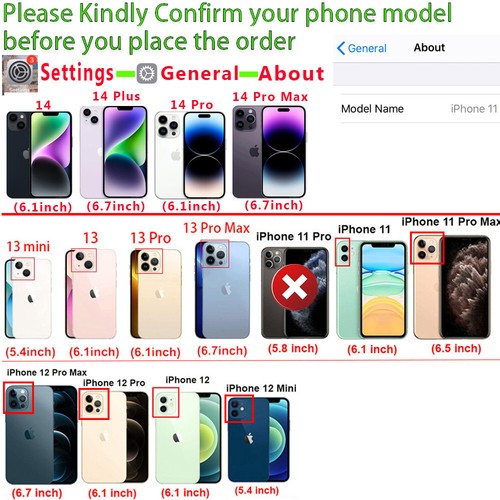 Funda protectora transparente para iPhone 11/12/13/14 Pro Max + Protector de pantalla + Protector de lente - Imagen 2 de 38