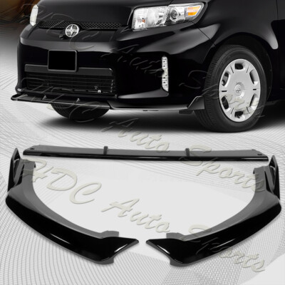 For 2011-2015 Scion xB STP-Style Painted Black Front Bumper Spoiler Splitter Lip