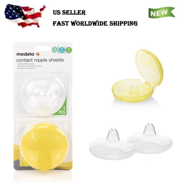 Medela 16 mm Contact Nipple Shields with Case Small 16mm nipple shield