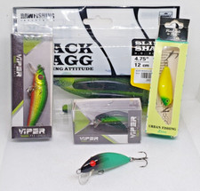 Lotto di 4 esche Lago Trota Bass + 1 Real Winner Originale Nuovo - EF168
