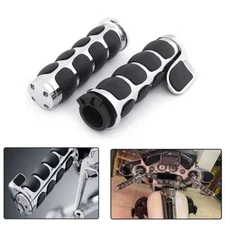 1" Motorcycle Handle Bar Hand Grips For Harley Touring Road Electra Street Glide