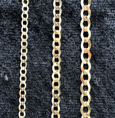 9ct Yellow Gold 375 CURB CHAIN ANKLET 