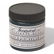 EcoPrint Pro - Vibrant Water-Soluble Screen Print Ink (4oz Jar, Green 115)