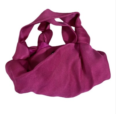 The Row Tasche Seide Ascot Rosa