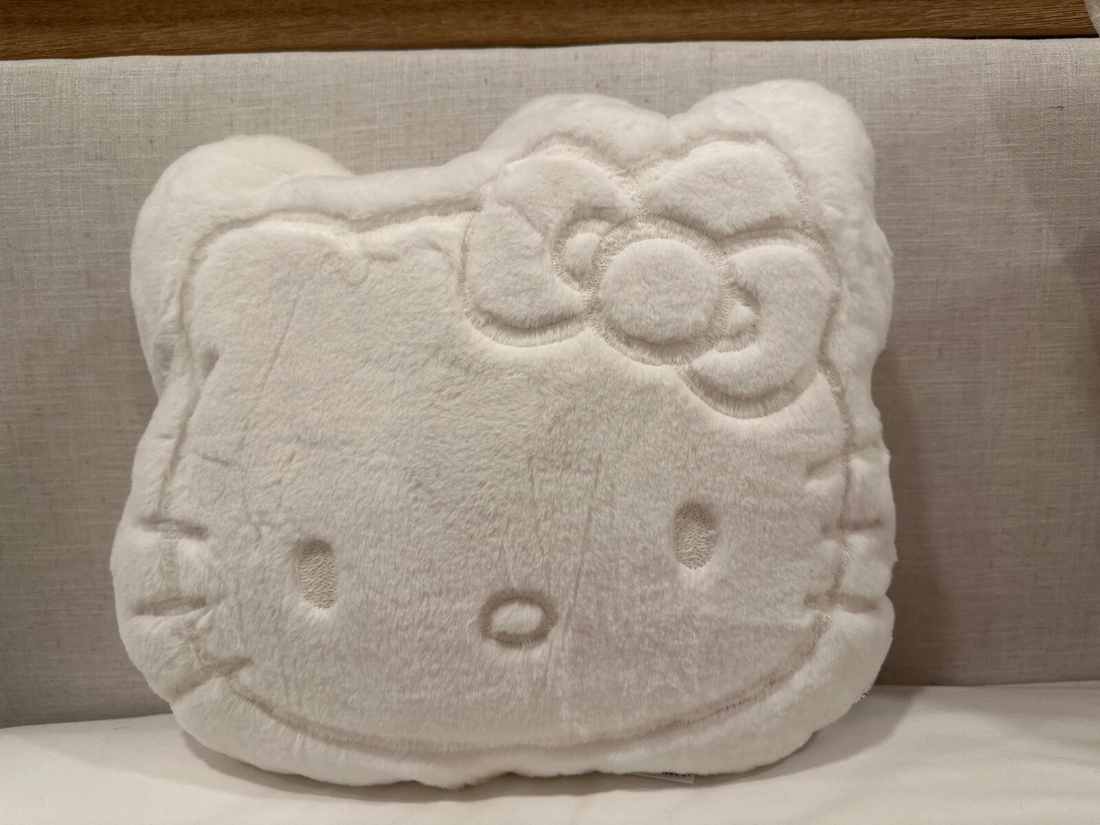 Pottery Barn Hello Kitty Faux Fur Pillow - Thumbnail 2