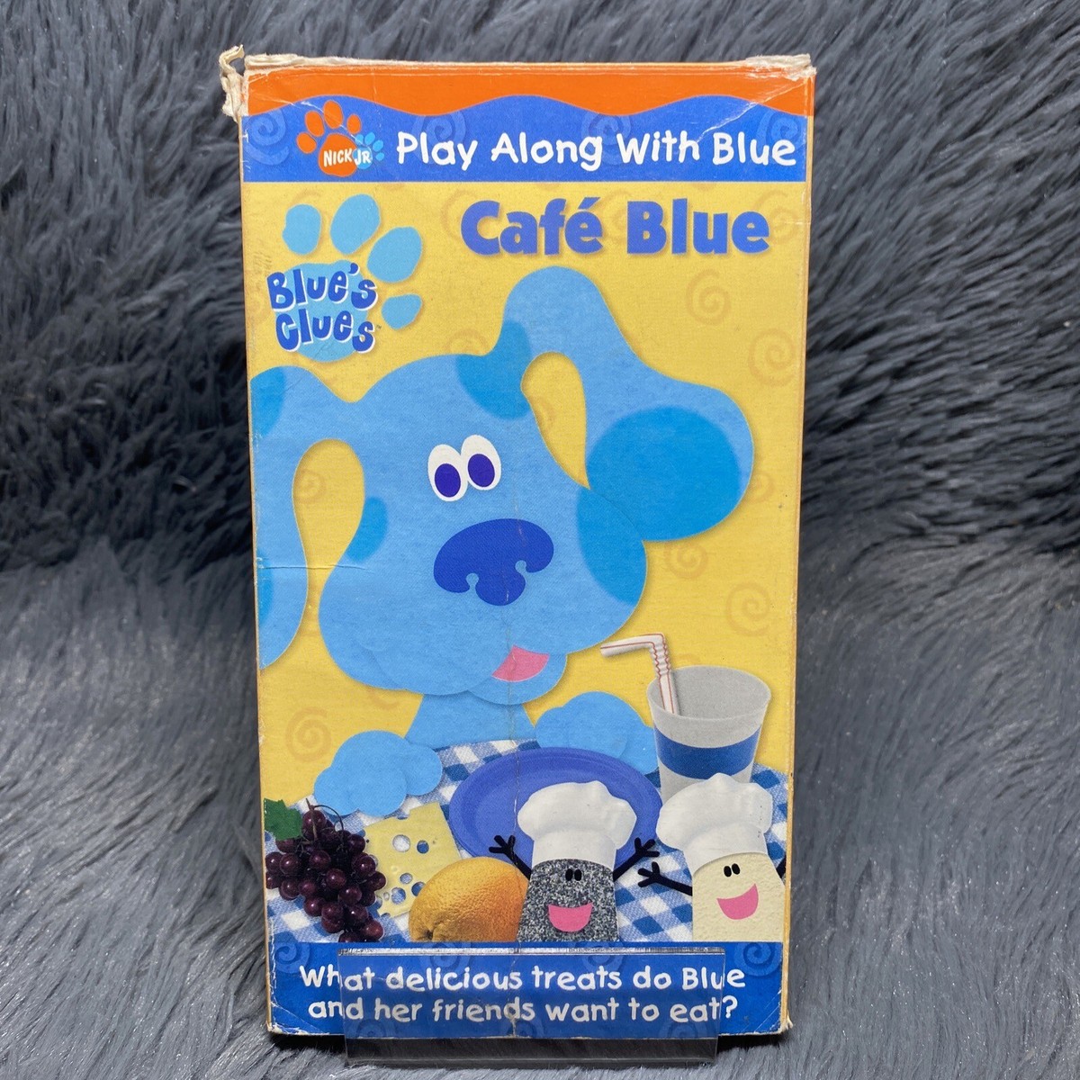 Blues Clues Cafe Blue VHS 2001 Nickelodeon Math Restaurant