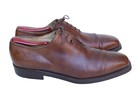 StefanoBi Italy Brown Leather Oxford Plain Toe Dress Shoe Men’s Size 10 — photo 5