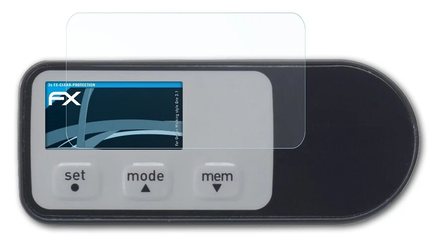 atFoliX 3x Película Protectora para Omron Walking style One 2.1 transparente - Imagen 3 de 4