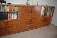 Bücherschrank 1930 Art Deko Bauhaus  350 x x150H 4 teilig i.d.Art Bruno Paul