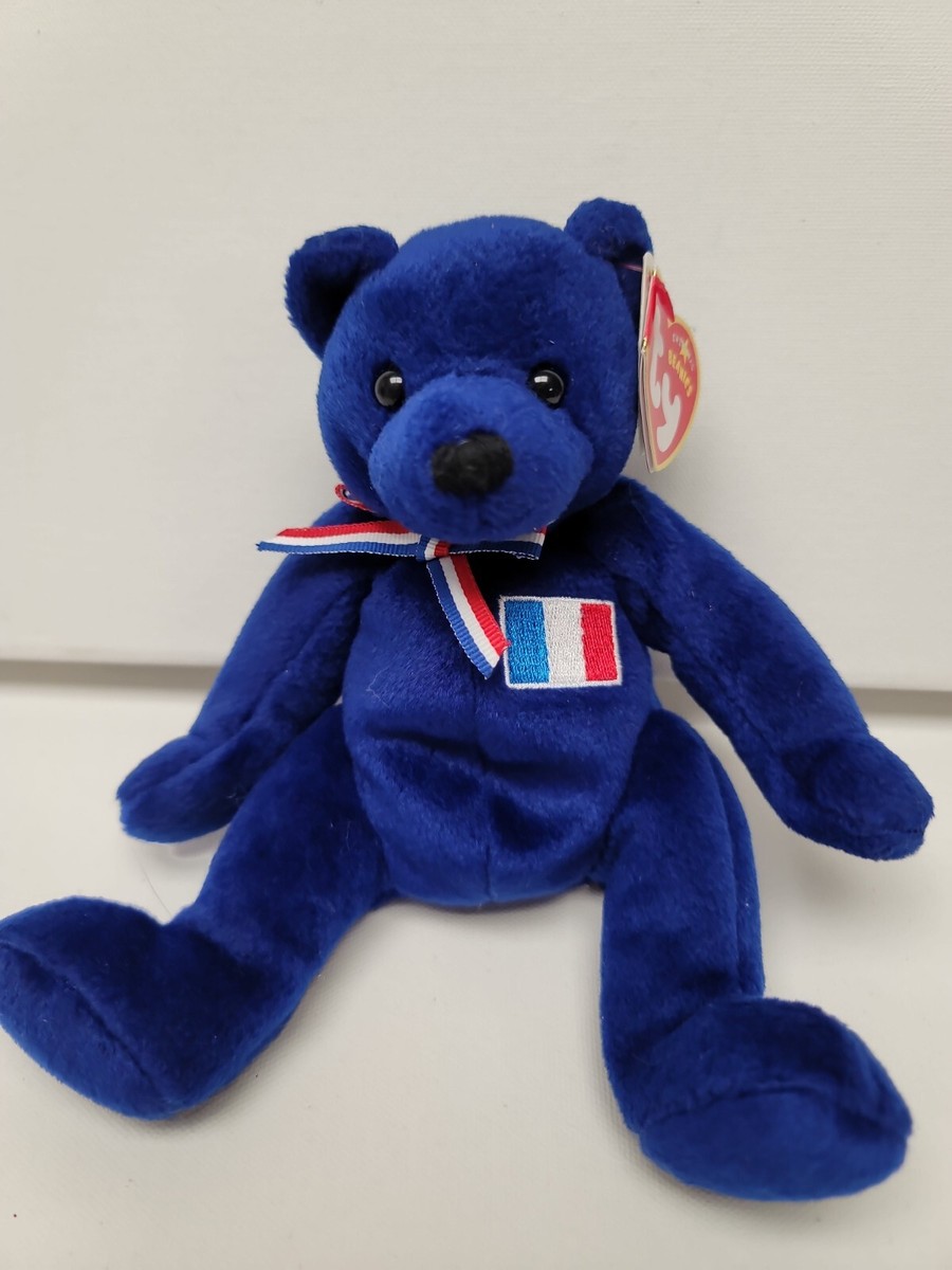 TY Beanie Baby - MASCOTTE the Bear (Europe Exclusive) (7.5 inch