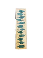 VTG HERO ARTS "Long Leaves" H2939 Rubber Stamps Brand New