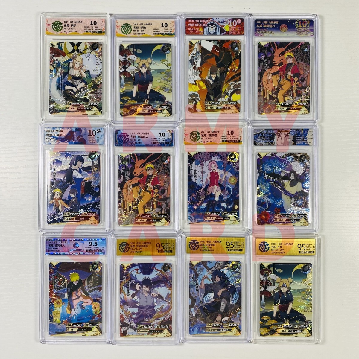 kayou naruto CCG cards NR-CR Itachi Tsunade Madara Hinata Kakashi