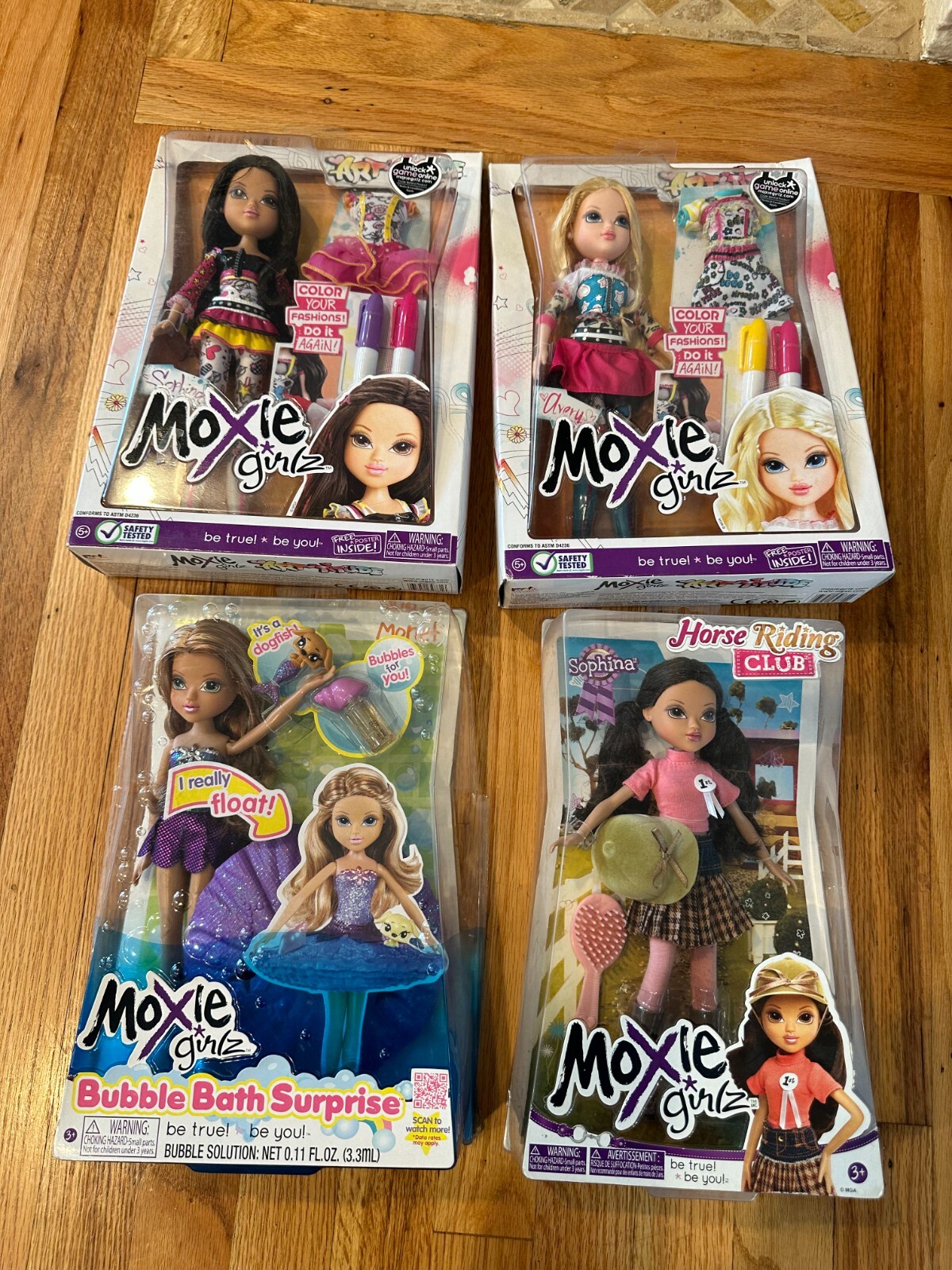 LOT OF 4 MOXIE DOLLS Art-titude Sophina, Avery, and Monet-NEW! | eBay