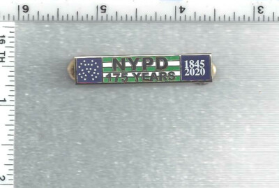 Police Department 175th Anniversary Supervisor Citation Bar 1845-2020