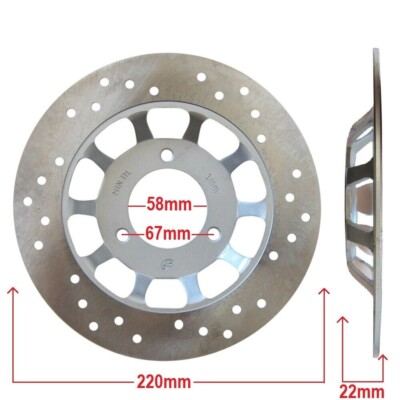 Disco Freno Anteriore 155mm In Acciaio Inox Per Scooter PEACE TPGS-804/805 50CC | FANCY SCOOTERS