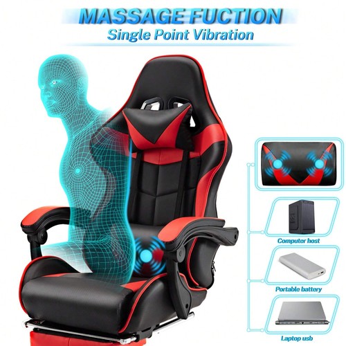 STGaming Gaming Chair With Footrest And Lumbar Support,Ergonomic-Lightning Deals - Picture 13 of 55