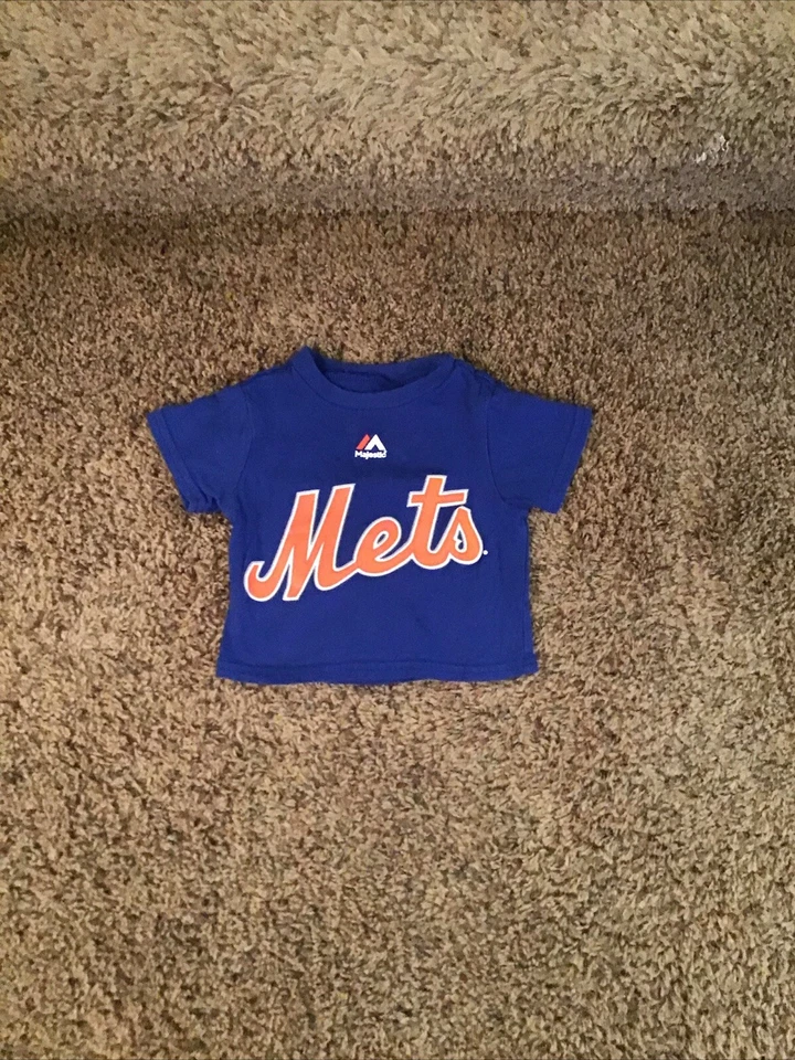 Majestic New York Mets Jersey Camisa Bebé Niño David Wright #5 Talla 3 Meses Foto 2 de 2