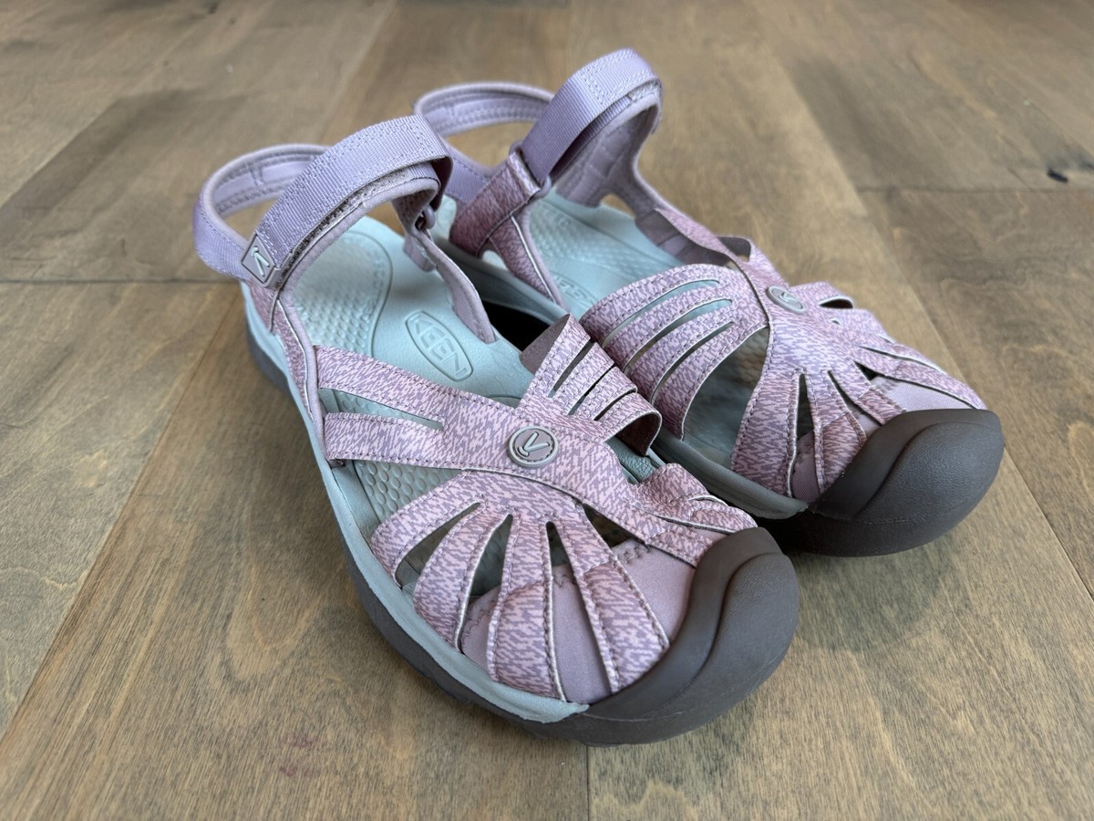 Keen Rose Sandal Fawn Hiking Sandals Pink Tan Shoes 1027409
