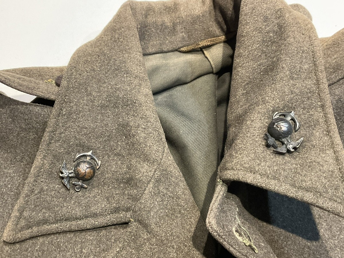 Original WWII U.S.M.C. U.S. Marine Corps Enlisted Men Wool Original WWII U.S.M.C. U.S. Marine Corps Enlisted Men Wool