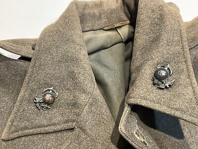Original WWII U.S.M.C. U.S. Marine Corps Enlisted Men Wool Original WWII U.S.M.C. U.S. Marine Corps Enlisted Men Wool