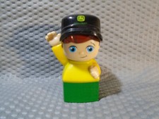 MEGA BLOK JOHN DEER TRACTOR FARMER FIGURE MF810 