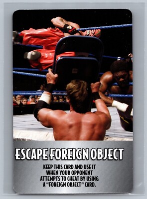 2005 WWE Escape Foreign Object Chaos Card USED 1st Edition DVD Board Game