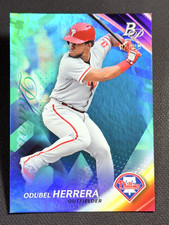 2017 Bowman Platinum GREEN FOIL REFRACTOR Odubel Herrera 62/99