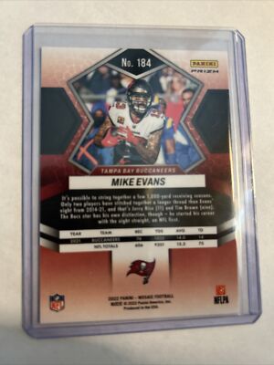 2022 Panini Mosaic Mike Evans Orange Reactive Prizm #184 Tampa Bay