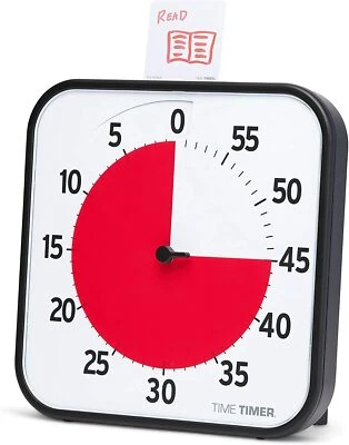 Time Timer Large (30 cm) magnetisch Original 60 Minuten mit Signal ADHS Uhr ADS