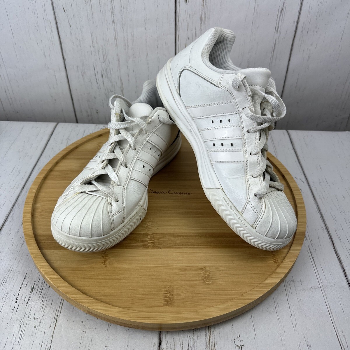 Men’s Addias Superstar Vulcano White Size 7 New In Box Adidas Superstar Volcano Mens Size 7 US White Leather Lace  main image 4