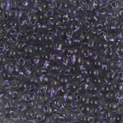 DPF-58, Sparkling Purple Lined Montana Blue, 10g,  3.4mm drop/fringe (db-121)