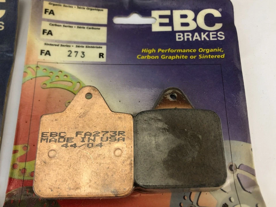 EBC BRAKE PADS FA273R 2 PACKS OF R SERIES LONG LIFE SINTERED BRAKE PADS - Image 3 of 4
