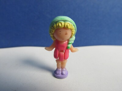 vintage POLLY POCKET spare FIGURE for KEEP FIT LOCKET playset 1991 bluebird 5830