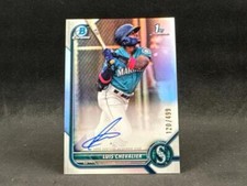 2022 BOWMAN CHROME LUIS CHEVALIER CPA-LC 1ST PROSPECT REFRACTOR AUTO 120/499
