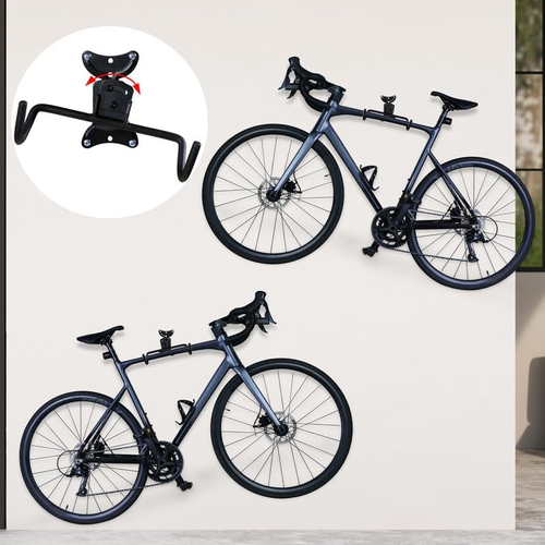 Porta Bici Da Muro Supporto Biciclette Da Muro MAX.35 Kg Portabici Da Parete - Foto 3 di 12