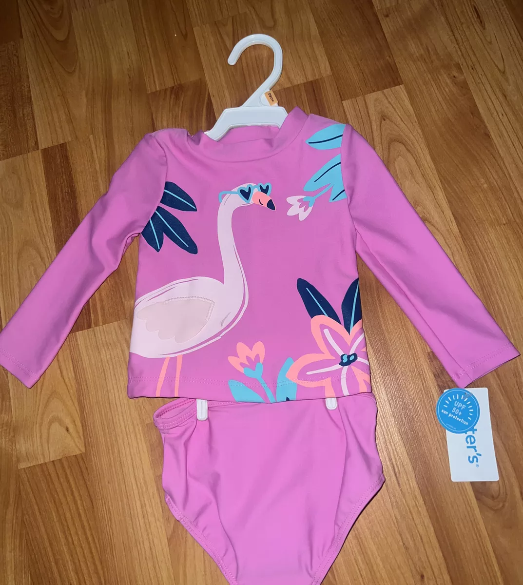 Flamingo two piece shop bathing suit